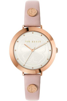 Picture of Ted Baker Ammy Magnolia Pink Leather Strap Watch (Model: BKPAMF2049I)