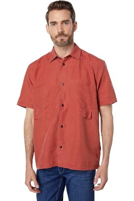 Picture of Ted Baker Ailiss Double Pocket Shirt Dark Orange XL (US Men’s 5)