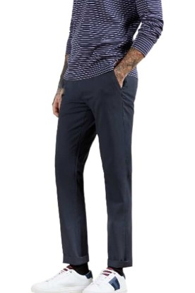 Picture of London Baker Ted Baker London Men's Retinol Semi Plain Trousers Work Dress Pants Size 32x32 Navy