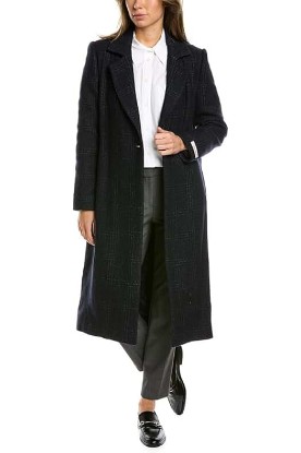 Picture of Ted Baker Jojoe Wool-Blend Straight Coat