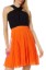 Picture of Ted Baker Amariee Cross Front Pleated Dress with Knit Bodice Bright Orange 6 (US 14)