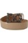 Picture of Dolce & Gabbana Vintage-Brass Logo Pearl Embellished Women's Belt