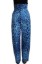Picture of Dolce & Gabbana Blue Leopard Print High Waist Pants IT40|S