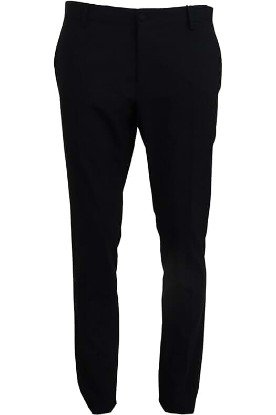 Picture of Dolce & Gabbana Blue Wool Stretch Dress Formal Slim Fit Men's Pant