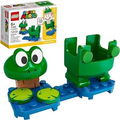 Picture of LEGO Super Mario Frog Mario Power-Up Pack 71392 Building Kit; Collectible Gift Toy for Creative Kids; New 2021 (11 Pieces)