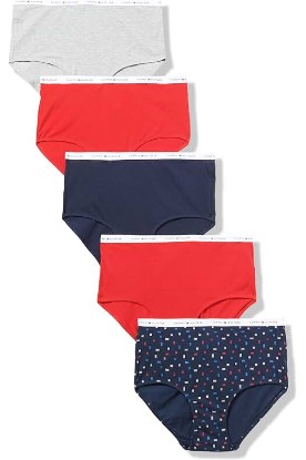 Picture of Tommy Hilfiger Women's Classic Cotton Logo Brief Panty | 5 Pack