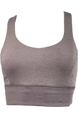 Picture of lululemon Free to BE Serene Bra Long LINE - HHLR (Heathered Lunar Rock)