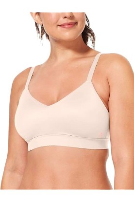 Picture of Tommy John Women's Bralette, Triangle, Second Skin Fabric, No Underwire with Adjustable Straps & Removable Pads (D-DD)