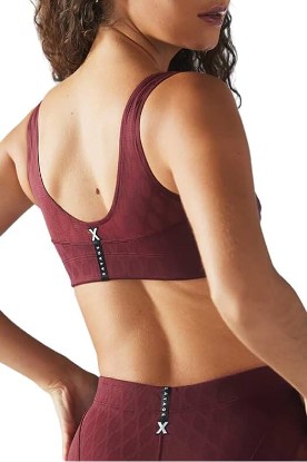 Picture of Savage X Fenty Womens Peak Performance Low-Impact Mesh Sports Bra