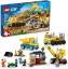 Picture of LEGO City Construction Trucks and Wrecking Ball Crane 60391 Building Toy Set for Toddler Kids Ages 4+, Includes 3 Construction Vehicles, an Abandoned House and 3 Minifigures for Pretend Play