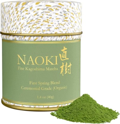 Picture of Naoki Matcha Organic Ceremonial First Spring Blend – Authentic Japanese First Harvest Ceremonial Grade Matcha Green Tea Powder from Kagoshima, Japan (40g / 1.4oz)