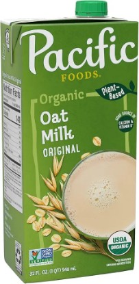 Picture of Pacific Foods Original Organic Oat Milk, Plant Based Milk, 32 oz Carton