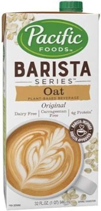 Picture of Pacific Natural Foods Oat Milk Barista Series-Non-Dairy Gluten Free- 32 oz ea- case of 4