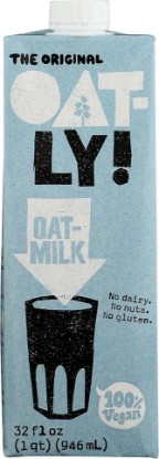 Picture of The Original Oatly Oat Milk, Low Fat, Vegan Friendly, Kosher, Gluten Free & Non-GMO, 32 Fluid Ounce (Pack of 12)