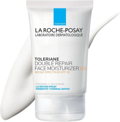 Picture of La Roche-Posay Toleriane Double Repair UV SPF Moisturizer for Face, Daily Facial Moisturizer with Sunscreen SPF 30, Niacinamide and Glycerin, Oil Free, Moisturizing Sun Protection