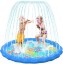 Picture of Splash Pad for Kids and Dogs | Water Sprinkler for Kids, Large Splash Pad | Toddler Splash Pad & Play Mat | Inflatable Summer Toys & Water Pad | Baby Splash Pad | Tropical Design (Large 68")