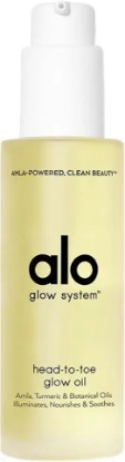 Picture of Alo Head-to-Toe Glow Oil | Glow-Boosting Natural Dry Body Oil | Jojoba, Amla, Aloe & Vitamin E | Hydrates & Nourishes Skin | Citrus Scent | 3.2 Oz
