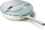 Picture of Caraway Nonstick Ceramic Frying Pan With Glass Lid (2.7 qt, 10.5") - Non Toxic, PTFE & PFOA Free - Oven Safe & Compatible with All Stovetops (Gas, Electric & Induction) - Cream