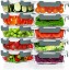 Picture of VERONES 10 Pack 22 OZ Glass Meal Prep Containers, Airtight Glass Lunch Containers Set, Glass Food Storage Containers with Lids,Exclusive of BPA, for Microwave, Oven, Freezer & Dishwasher Friendly,Grey