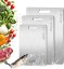 Picture of Titanium Cutting Board Set of 3,100% Pure Titanium Cutting Boards for Kitchen, 2025 New Double Sided Food-Grade Chopping Board for Cutting Meat Vegetable Fruit