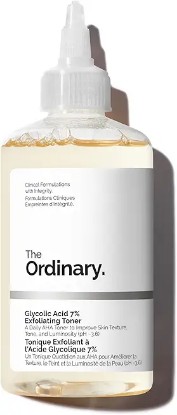 Picture of The Ordinary Glycolic Acid 7% Exfoliating Toner, Brightening and Smoothing Daily Toner for More Even-Looking Skin Tone