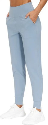 Picture of THE GYM PEOPLE Women's Joggers Pants Lightweight Athletic Leggings Tapered Lounge Pants for Workout, Yoga, Running