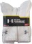 Picture of Under Armour UA Performance Crew Socks 6 Pairs Sz 9-12.5, White, Large
