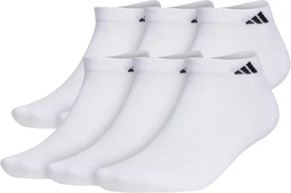 Picture of adidas Men's Athletic Cushioned Low Cut Socks with Arch Compression for a Secure Fit (6-Pair)