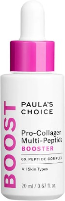 Picture of Paula’s Choice Pro-Collagen Multi-Peptide Booster Serum for Wrinkles, Supports Collagen Production with Plumping Hyaluronic Acid & Amino Acids, Fragrance-Free & Paraben-Free, 0.67 Ounces
