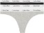 Picture of Calvin Klein Women's Carousel Logo Cotton Stretch Thong Panties, 3 Pack
