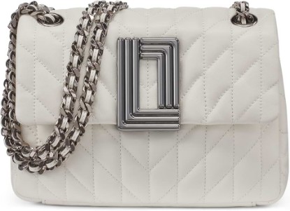 Picture of KARL LAGERFELD Paris Women's Laffayette Leather Crossbody Bag With Chain Strap