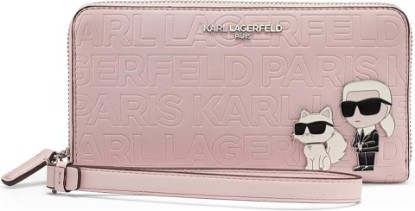 Picture of KARL LAGERFELD Paris Meribel SLG Wallet, Lotus, One Size