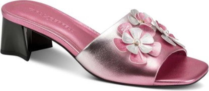 Picture of KARL LAGERFELD Women's Sandreea Block Heeled Sandal With Flower Embellishments