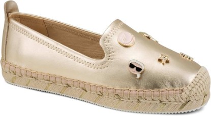Picture of KARL LAGERFELD Women's Michaela Slip on Espadrille Sandal with Pins