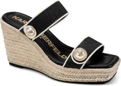 Picture of KARL LAGERFELD Women's Carsen Double Band Espadrille Wedge Sandal