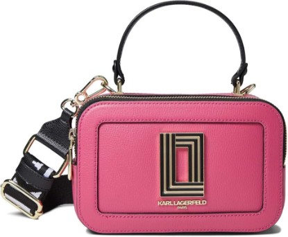 Picture of KARL LAGERFELD Women's Simone Solid Top Zip Crossbody