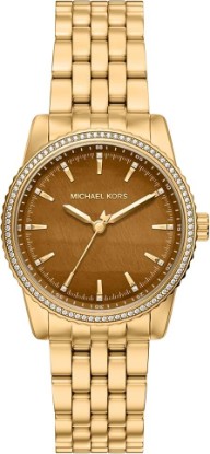 Picture of Michael Kors Women's Bryant Three-Hand Gold-Tone Stainless Steel Watch (Model: MK7581)