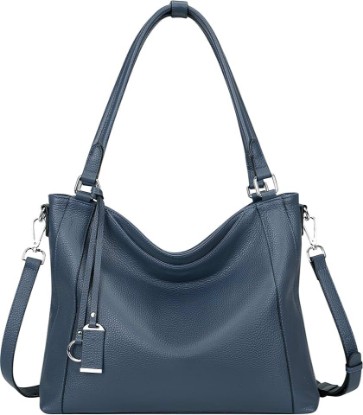 Picture of Over Earth Genuine Leather Purses for Women Large Hobo Bags Lady Shoulder Handbags with Detachable Strap