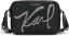 Picture of KARL LAGERFELD Women's Maybelle Studded Logo Crossbody, Black/Silver Multi, One Size