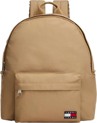 Picture of Tommy Jeans Men's Essential Daily Backpack with Adjustable Straps, Dark Dune, One Size