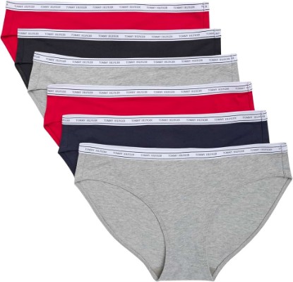 Picture of Tommy Hilfiger Adaptive Women's Cotton Logo Bikini Underwear 6-pack
