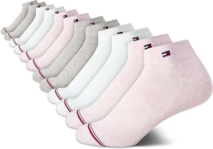 Picture of Tommy Hilfiger Tommy Hilfiger Womens Quarter Socks – 12 Pack Athletic Performance Quarter Length Cushioned Running Ankle Socks for Women