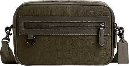 Picture of COACH Theo Camera Bag in Signature Jacquard