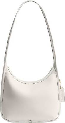 Picture of COACH Women's Glovetanned Leather Curve Zip Bag, B4/CHALK, One Size
