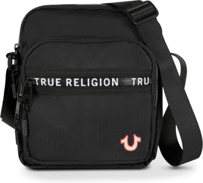 Picture of True Religion Small Crossbody Bag Men - Anti Theft Adjustable Strap Nylon Cross Body Purse for Wallet