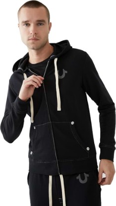 Picture of True Religion Men’s Buddha Logo Zip Hoodie – Hoodies for Men, Men’s Fashion Hoodies & Sweatshirts