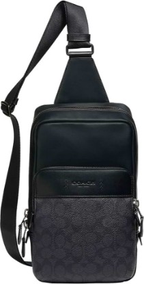 Picture of COACH Signature Gotham Pack Ji/Charcoal/Black One Size