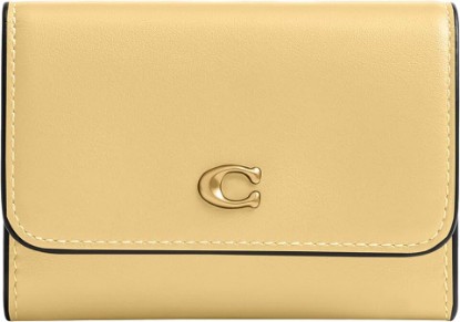 Picture of COACH Polished Pebble Leather Essential Flap Card Case