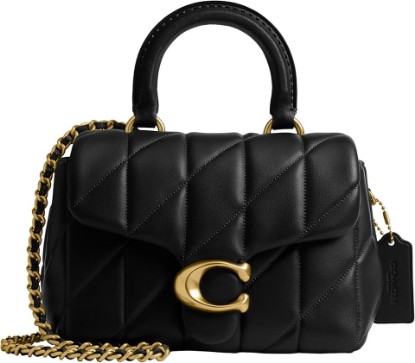 Picture of COACH Womens Tabby Top Handle With Quilting Black One Size