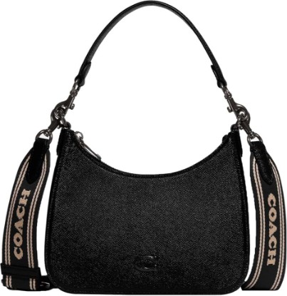 Picture of COACH Unisex Hobo Crossbody Bag in Crossgrain Leather
